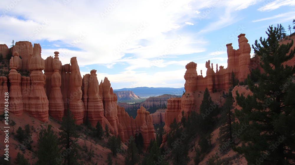 Naklejka premium Bryce Canyon National Park nello Utah