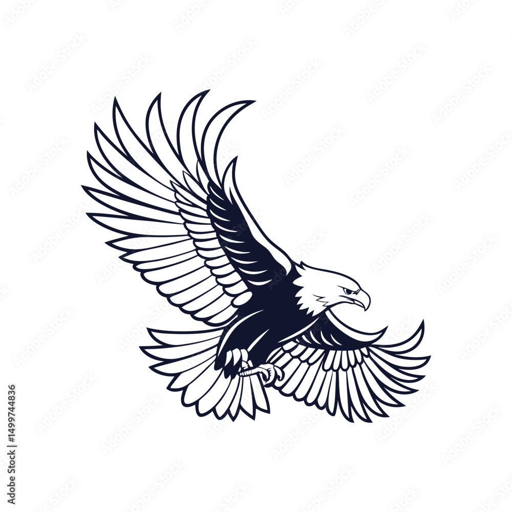 Obraz premium eagle with wings