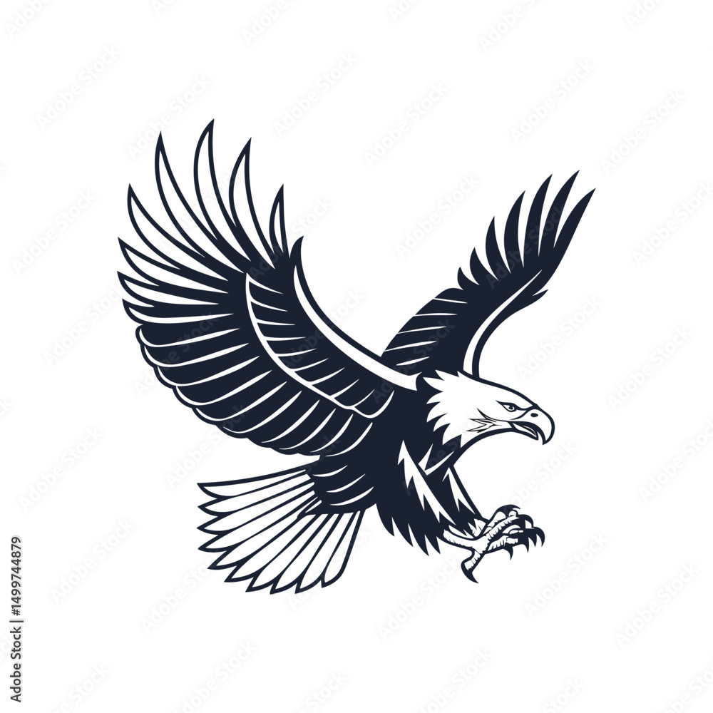 Obraz premium eagle vector illustration