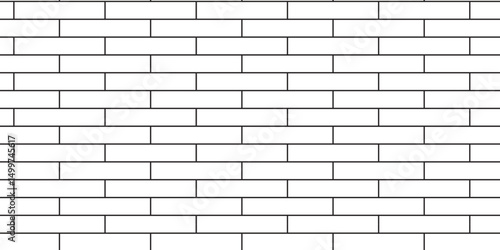 white brick wall texture and solid bricks seamless pattern background.	