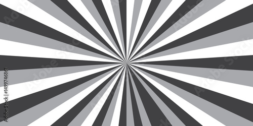 Sunburst Modern retro vintage sunrise sunbeam element spiral striped. Spiral starburst and striped pattern abstract geometric retro sunrays line wavy texture.	
