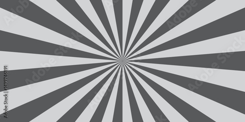 Sunburst Modern retro vintage sunrise sunbeam element spiral striped. Spiral starburst and striped pattern abstract geometric retro sunrays line wavy texture.	