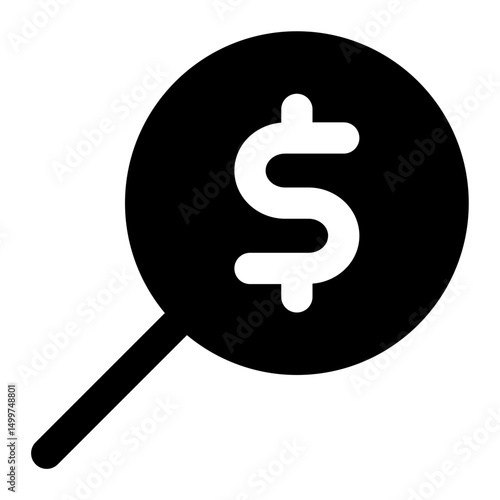 search money icon for illustration