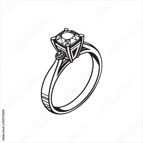 Ring Silhouette Clipart Icon