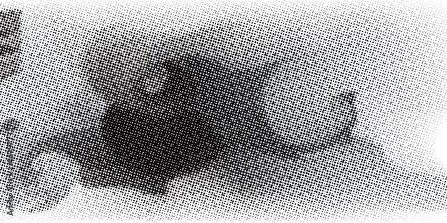grunge Halftone white and black dots pattern and black gradient grunge texture background. Dotted line comic sport style vector illustration
