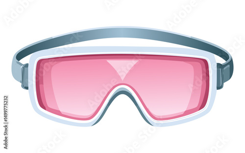 protective eyewear in a subtle pink tone