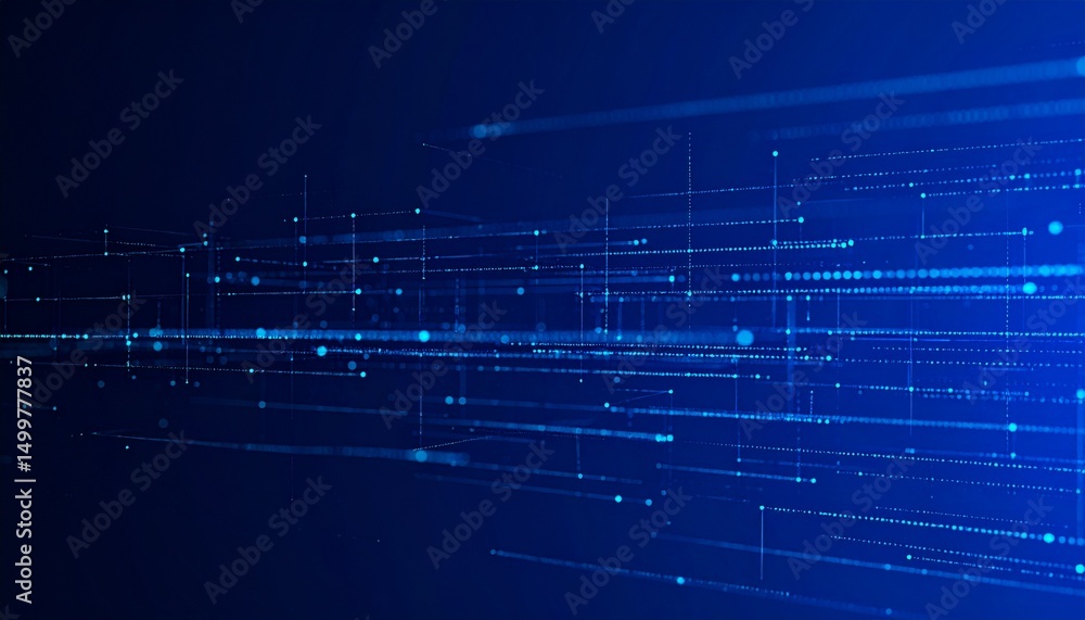 Obraz premium Abstract digital network data flow background