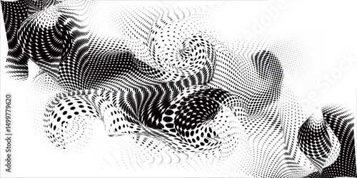 grunge Halftone white and black dots pattern and black gradient grunge texture background. Dotted line comic sport style vector illustration