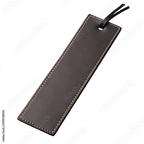 Wallpaper Mural black leather luggage tag Torontodigital.ca