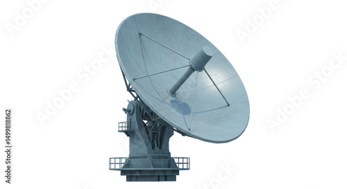 Isolated Satellite Dish