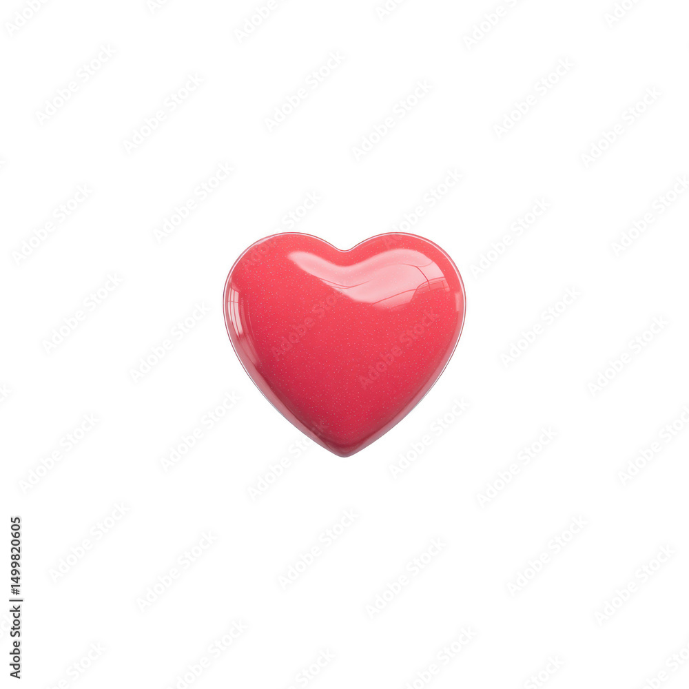 Shiny red heart shaped object with smooth surface, reflecting light, isolated on transparency background. heart symbolizes love and affection, perfect for romantic themes Shiny red heart shaped object with smooth surface, reflecting light, isolated on transparency background. heart symbolizes love and affection, perfect for romantic themes