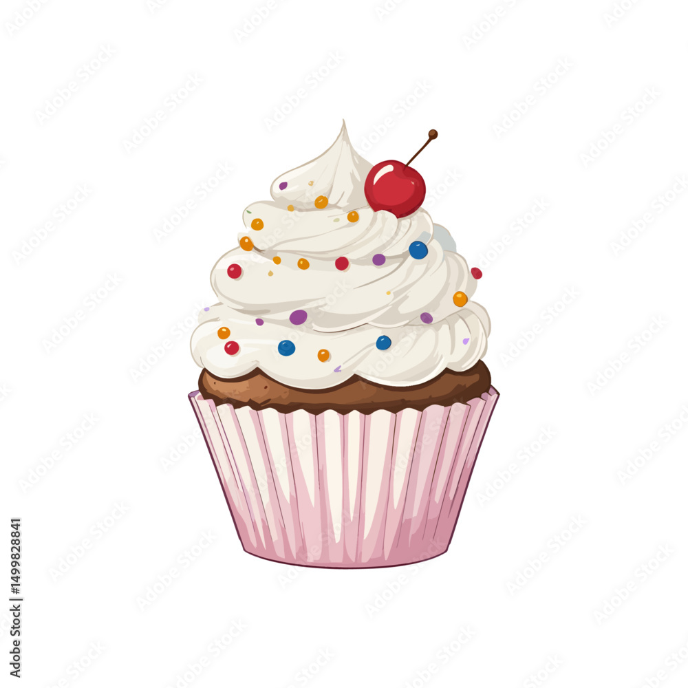 chocolate cupcake with cherry chocolate cupcake with cherry