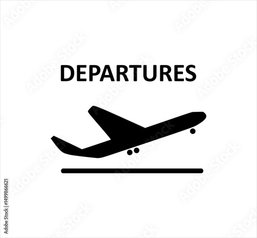 Airport signs. Airport board airline sign.