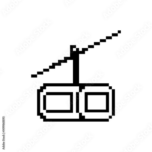 pixel cable car