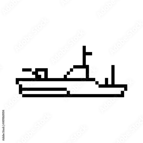 pixel warship