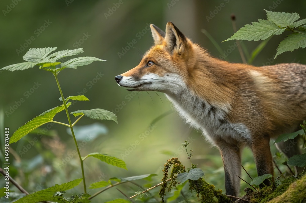 Fototapeta premium red fox vulpes