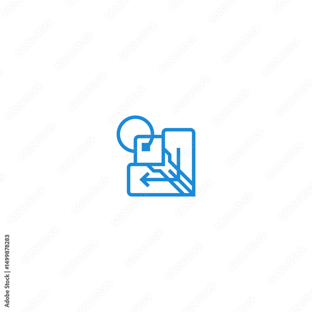 Key enter computer logo idea. Key enter computer logo idea.
