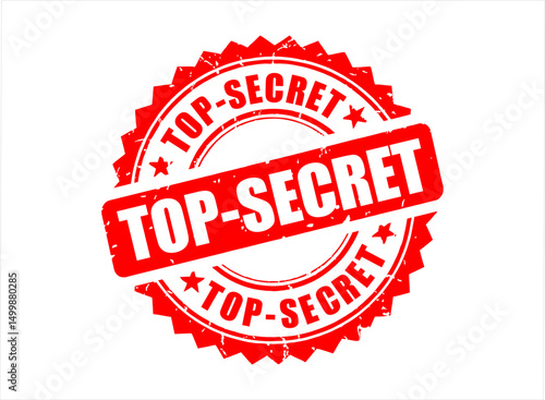 Secret stamp vector design.