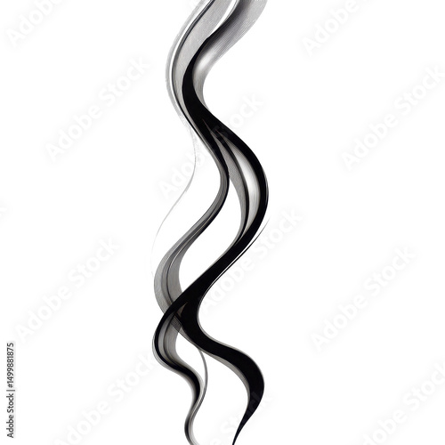 black line isolated in transparent background