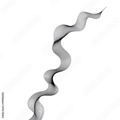 black line isolated in transparent background