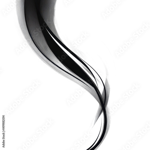 black line isolated in transparent background