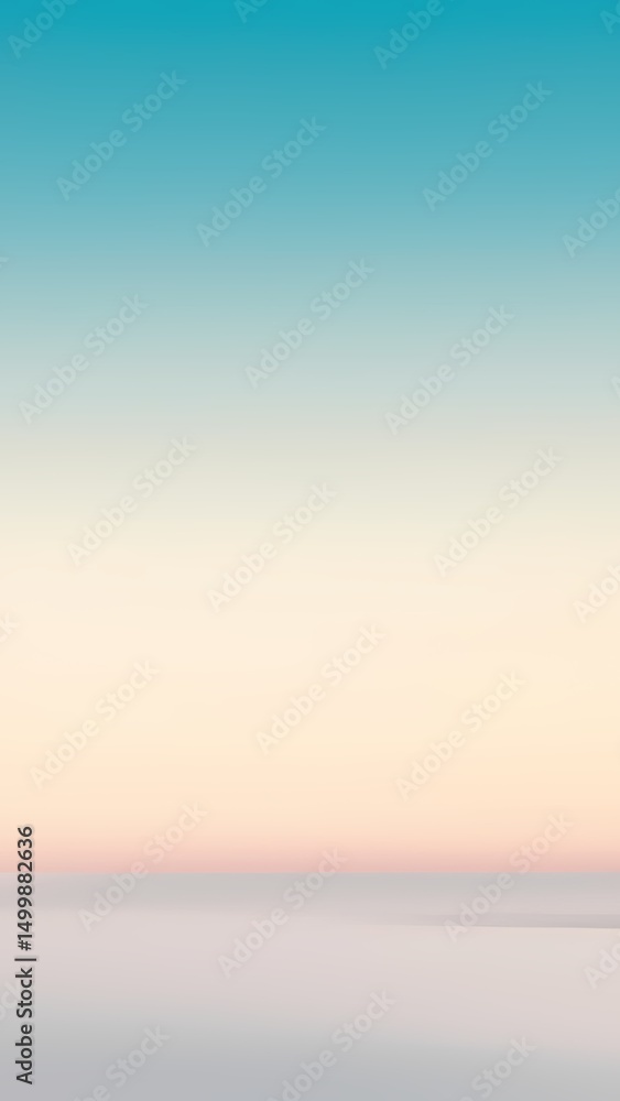 Fototapeta premium Abstract pastel sky and cloudscape. Peaceful, serene, dreamy background image.