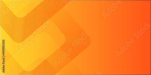 Abstract orange gradient geometric shape futuristic background.Futuristic abstract background with overlap layer. Suit for business, corporate, institution, party, festive, seminar etc.vector