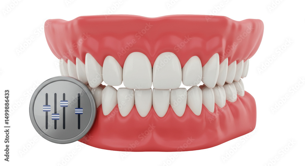 Obraz premium Isolated Dentures