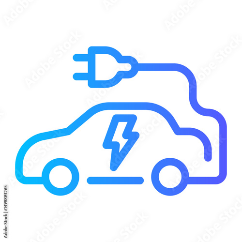 electric car icon