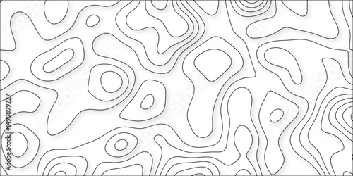 Abstract papercut design. Background of the topographic map. modern wallpaper texture and realistic design used for banner and posters, mountain relief geographic pattern. vector illustration.