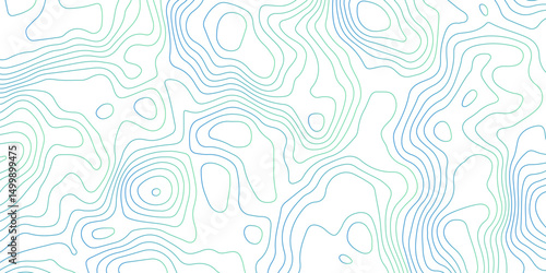Abstract Topographic Contour Lines. Seamless Abstract Topographic Map Background. Gradient Contour Lines