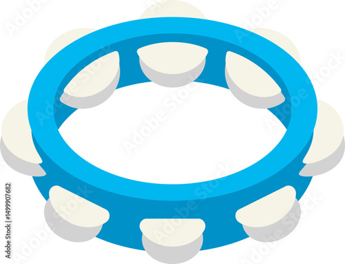 Tambourine Flat Icon