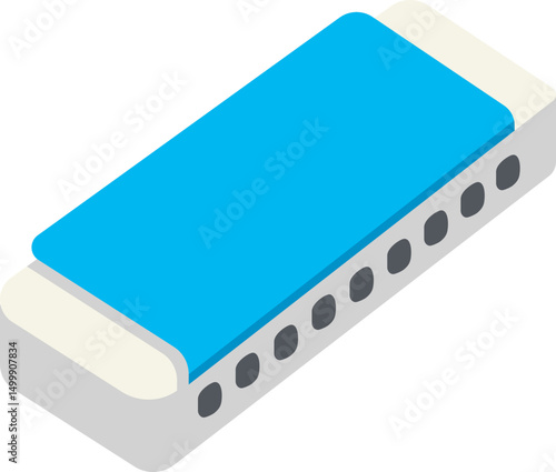 Harmonica Flat Icon