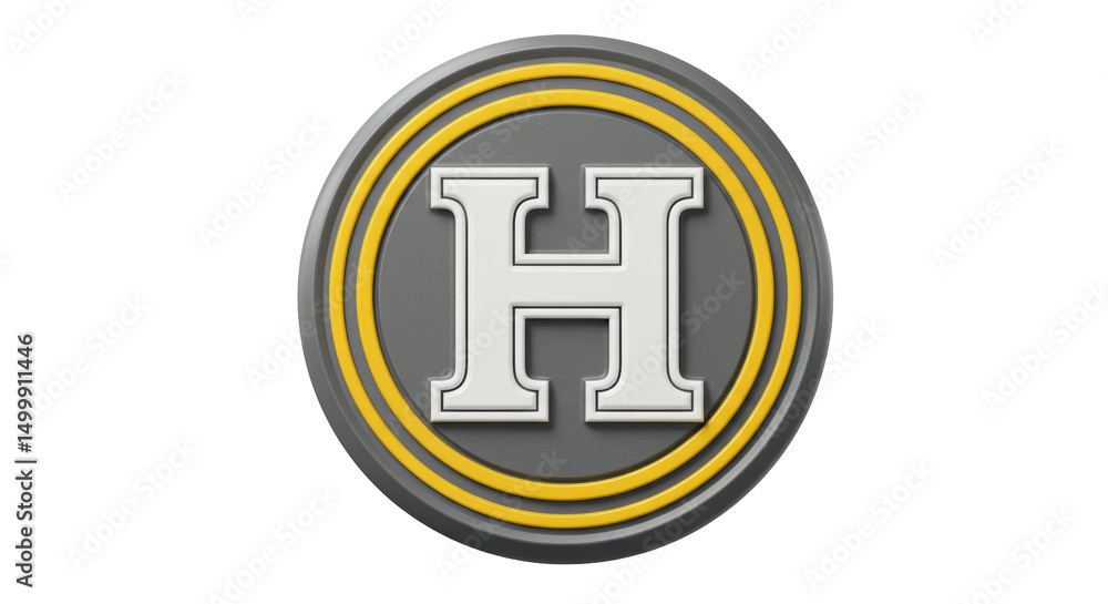 Isolated Letter H Logo Isolated Letter H Logo