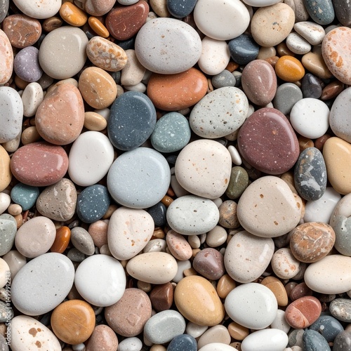 Colorful Pebble Surface Seamless
