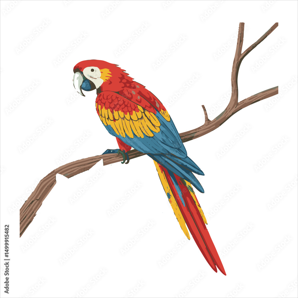 Fototapeta premium parrot Vector