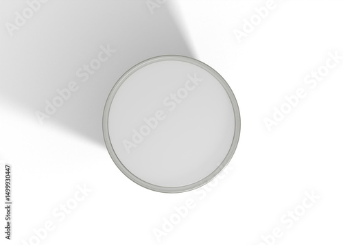 Open Paint Can Mockup with Editable Paint Color