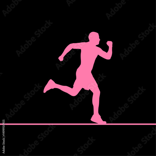 Premium Vector - Run Icon