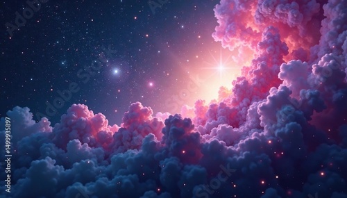 Silver, black, pastel cosmic nebula; soft, flowing, organic shapes , asymmetrical, mystical, cosmic