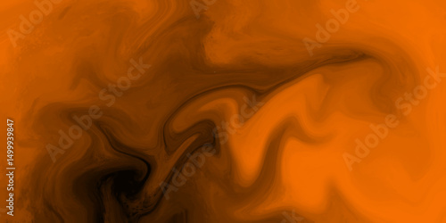 Brown and orange marble oil ink liquid swirl texture for do ceramic counter tiles abstract light background, Extraterrestrial images, illusions, textures, and imaginary patterns. 