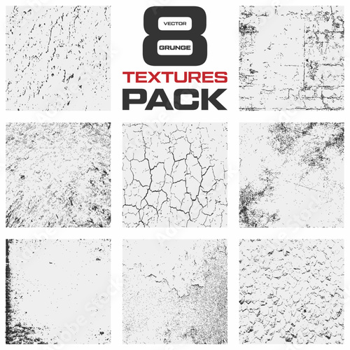 Grunge backgrounds collection, Grunge texture background collection, Distressed grunge texture background set vector, Grunge Textures Set, Beige distressed patterns set