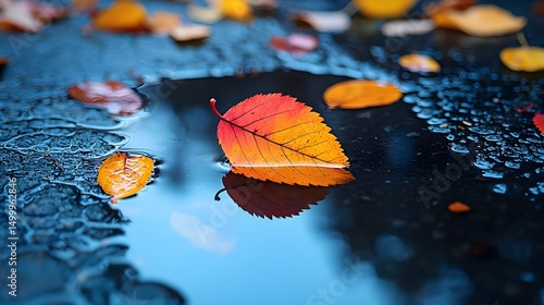 Wallpaper Mural Autumn Leaves Torontodigital.ca