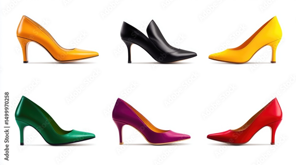Colorful High Heel Shoes Collection Colorful High Heel Shoes Collection