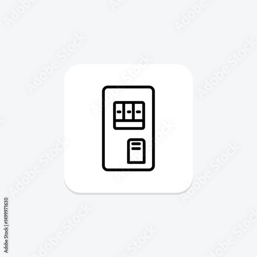 Sim Card Vending, vector, pixel perfect, illustrator file