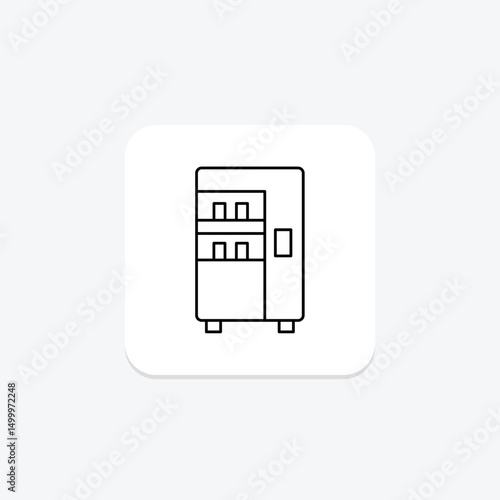 Vending Machine, vector, pixel perfect, illustrator file