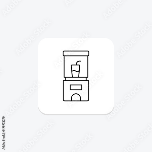 Juice Vending, vector, pixel perfect, illustrator file