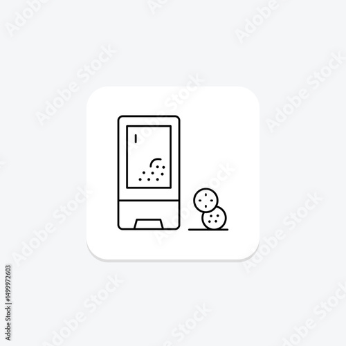 Cookie Vending, vector, pixel perfect, illustrator file