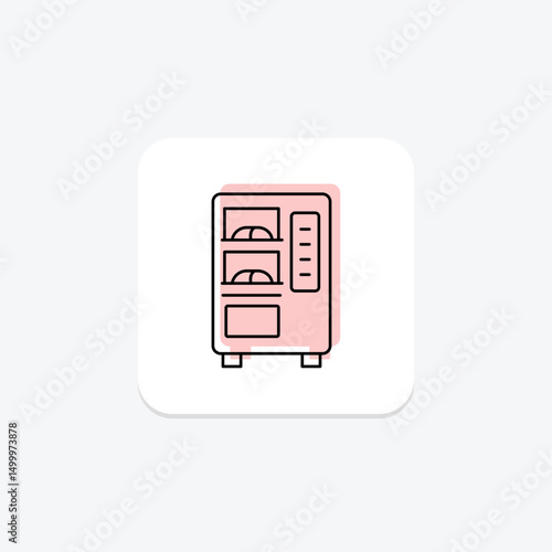 Bento Vending, vector, pixel perfect, illustrator file