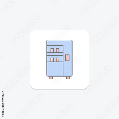 Vending Machine, vector, pixel perfect, illustrator file