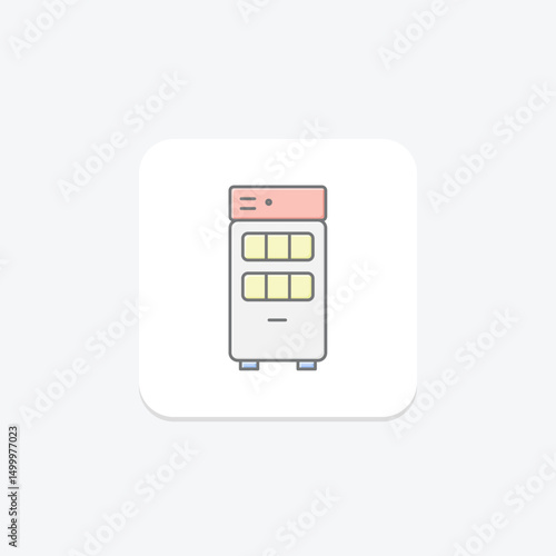 Battery Vending, vector, pixel perfect, illustrator file